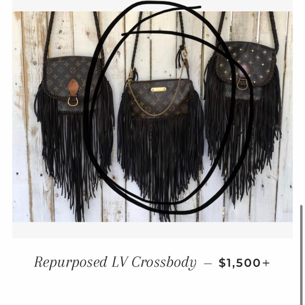 REPURPOSED LOUIS VUITTON CROSSBODY